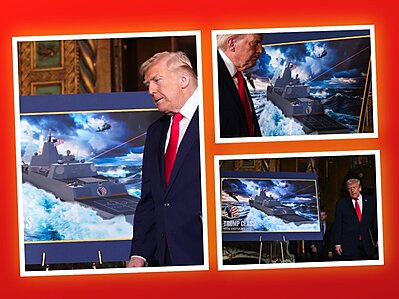 Trump ra mắt �Trump Class�: Hạm đội V�ng, so�i hạm Ki�u H�ng khổng lồ nhất thế giới v� tham vọng �p đảo đại dương